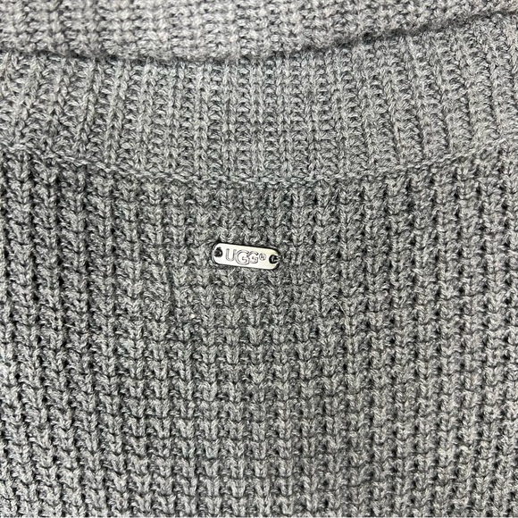 UGG Women's Gray Selby Short Sleeve Cowl Neck Pullover Sweater size XS - Picture 11 of 11